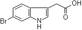 6-Bromo-1H-indole-3-acetic acid molecular structure (CAS 152213-66-6)