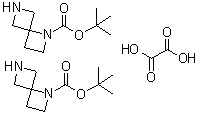 1,6-Diazaspiro[3.3]heptane-1-carboxylic acid 1,1-dimethylethyl ester ethanedioate (2:1) molecular structure (CAS 1523571-10-9)