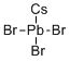 Cesium Lead Tribromide molecular structure (CAS 15243-48-8)