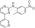 N-(2-Methyl-5-nitrophenyl)-4-(pyridin-3-yl)pyrimidin-2-amine molecular structure (CAS 152460-09-8)