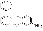 N-(5-氨基-2-甲基苯基)-4-(3-吡啶基)-2-氨基嘧啶分子结构 (CAS 152460-10-1)