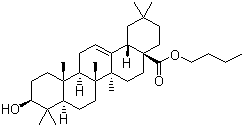 齐墩果酸丁酯分子结构 (CAS 152507-67-0)