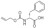N-[(2-丙烯-1-基氧基)羰基]-D-苯丙氨酸分子结构 (CAS 152507-71-6)