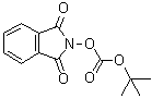 N-(叔丁氧羰基氧基)邻苯二甲酰亚胺分子结构 (CAS 15263-20-4)