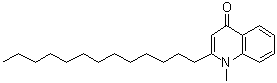 二氢吴茱萸新碱分子结构 (CAS 15266-35-0)