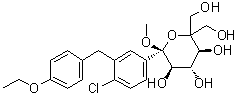 甲基 1-C-[4-氯-3-[(4-乙氧基苯基)甲基]苯基]-5-C-(羟基甲基)-alpha-D-木糖型吡喃己糖苷分子结构 (CAS 1528636-39-6)