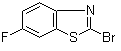 2-溴-6-氟苯并噻唑分子结构 (CAS 152937-04-7)