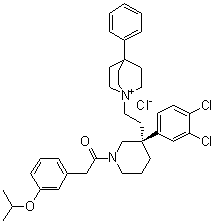 氯化诺匹坦铵分子结构 (CAS 153050-21-6)