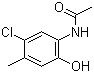 2-Acetamido-4-chloro-5-methylphenol molecular structure (CAS 153506-14-0)