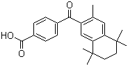 4-[(5,6,7,8-四氢-3,5,5,8,8-五甲基-2-萘基)羰基]苯甲酸分子结构 (CAS 153559-46-7)