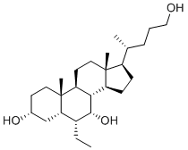 奥贝胆酸三醇杂质分子结构 (CAS 1537866-49-1)