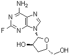 3'-脱氧-2-氟腺苷分子结构 (CAS 15386-69-3)