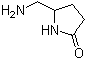 5-(氨基甲基)吡咯烷-2-酮分子结构 (CAS 154148-69-3)