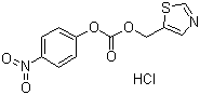((5-噻唑基)甲基)-(4-硝基苯基)碳酸酯盐酸盐分子结构 (CAS 154212-59-6)