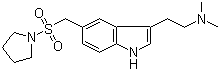Almotriptan molecular structure (CAS 154323-57-6)