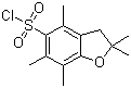 2,2,4,6,7-五甲基二氢苯并呋喃-5-磺酰氯分子结构 (CAS 154445-78-0)