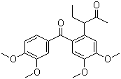 3-[2-(3,4-Dimethoxybenzoyl)-4,5-dimethoxyphenyl]pentan-2-one molecular structure (CAS 15462-91-6)