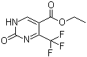 5-Ethoxycarbonyl-4-(trifluoromethyl)pyrimidin-2(1H)-one molecular structure (CAS 154934-97-1)