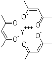 三乙酰丙酮钇分子结构 (CAS 15554-47-9)