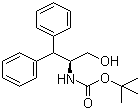 N-叔丁氧羰基-3-苯基-L-苯丙氨醇分子结构 (CAS 155836-47-8)