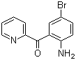 2-氨基-5-溴苯基-2-吡啶基甲酮分子结构 (CAS 1563-56-0)