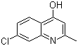 7-氯-4-羟基-2-甲基喹啉分子结构 (CAS 15644-88-9)