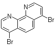 4,7-二溴-1,10-菲咯啉分子结构 (CAS 156492-30-7)