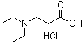 3-(二乙氨基)丙酸盐酸盐分子结构 (CAS 15674-67-6)