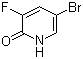 5-溴-3-氟-2(1H)-吡啶酮分子结构 (CAS 156772-63-3)