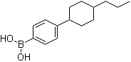 [4-(4-Propylcyclohexyl)phenyl]boric acid molecular structure (CAS 156837-90-0)