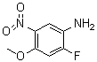 2-氟-4-甲氧基-5-硝基苯胺分子结构 (CAS 1569986-91-9)