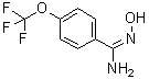 [C(E)]-N'-Hydroxy-4-(trifluoromethoxy)benzenecarboximidamide molecular structure (CAS 1570043-14-9)