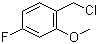2-Methoxy-4-fluorobenzyl chloride molecular structure (CAS 157068-04-7)