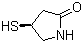 (R)-4-Mercapto-2-pyrrolidone molecular structure (CAS 157429-42-0)