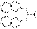 (R)-(-)-(3,5-Dioxa-4-phosphacyclohepta[2,1-a;3,4-a']dinaphthalen-4-yl)dimethylamine molecular structure (CAS 157488-65-8)