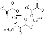 Cerium(3+) oxalate hydrate molecular structure (CAS 15750-47-7)