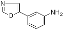 3-(1,3-噁唑-5-基)苯胺分子结构 (CAS 157837-31-5)