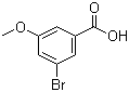 3-Bromo-5-methoxybenzoic acid molecular structure (CAS 157893-14-6)