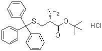 S-(Triphenylmethyl)-L-cysteine 1,1-dimethylethyl ester hydrochloride molecular structure (CAS 158009-03-1)