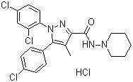 盐酸利莫那班分子结构 (CAS 158681-13-1)