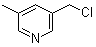 3-(氯甲基)-5-甲基吡啶分子结构 (CAS 158876-83-6)
