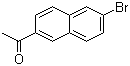 2-乙酰基-6-溴萘分子结构 (CAS 1590-25-6)