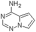 吡咯并[2,1-f][1,2,4]三嗪-4-胺分子结构 (CAS 159326-68-8)