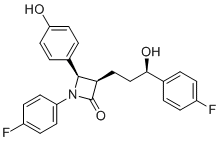 依折麦布(RRR)-异构体分子结构 (CAS 1593542-96-1)