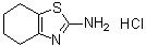 2-氨基-4,5,6,7-四氢苯并-1,3-噻唑盐酸盐分子结构 (CAS 15951-21-0)