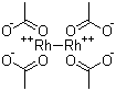 二聚醋酸铑分子结构 (CAS 15956-28-2)