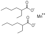 2-乙基己酸锰分子结构 (CAS 15956-58-8)