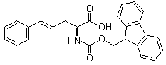 [S-(E)]-2-[[(9H-Fluoren-9-ylmethoxy)carbonyl]amino]-5-phenyl-4-pentenoic acid molecular structure (CAS 159610-82-9)
