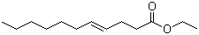 (E)-4-十一烯酸乙酯分子结构 (CAS 159836-21-2)