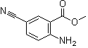2-Amino-5-cyanobenzoic acid methyl ester molecular structure (CAS 159847-81-1)